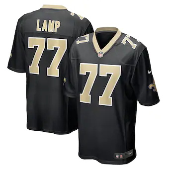 mens nike forrest lamp black new orleans saints game player